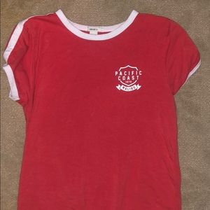 red forever 21 tee